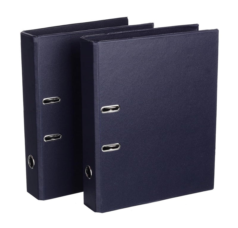 Kaanuka Premium Lever Arch Box File/Folder | Index File | Box Binder File for Office Certificates and Documents A4,FS Size (500 Pages)(Pack of 2) - Image 3
