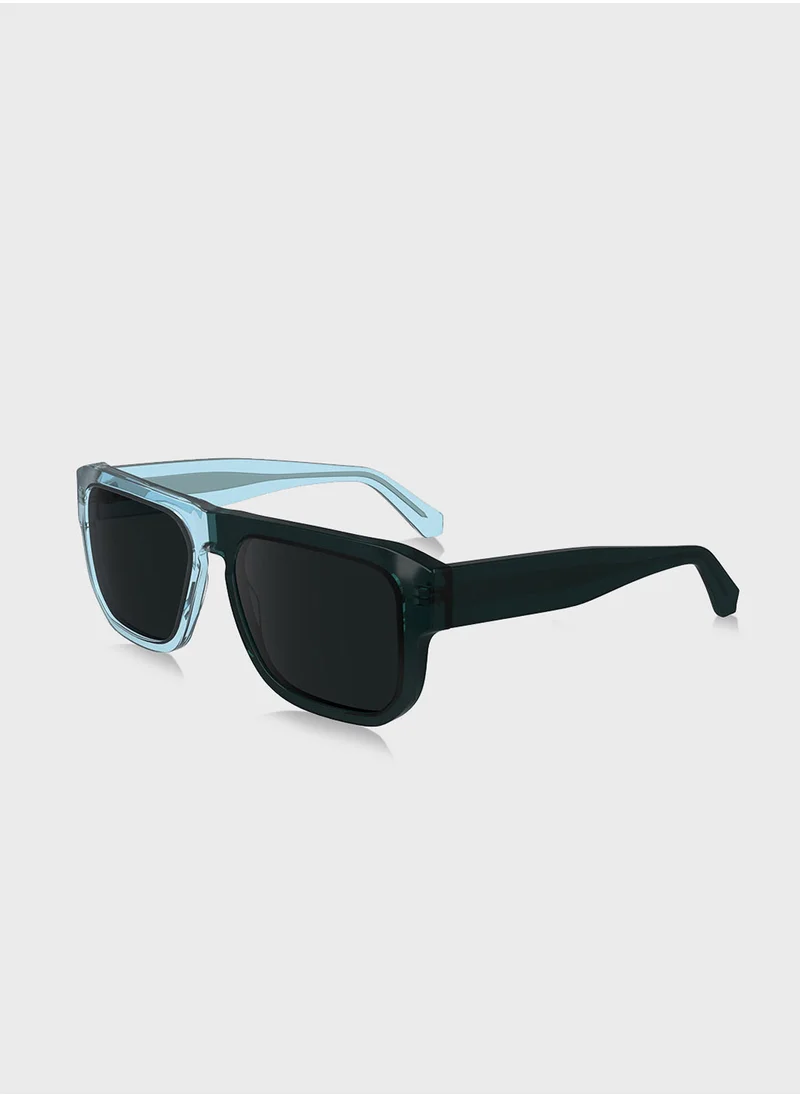 كالفن كلاين جينز Modified Rectangle Sunglasses Ckj24607S