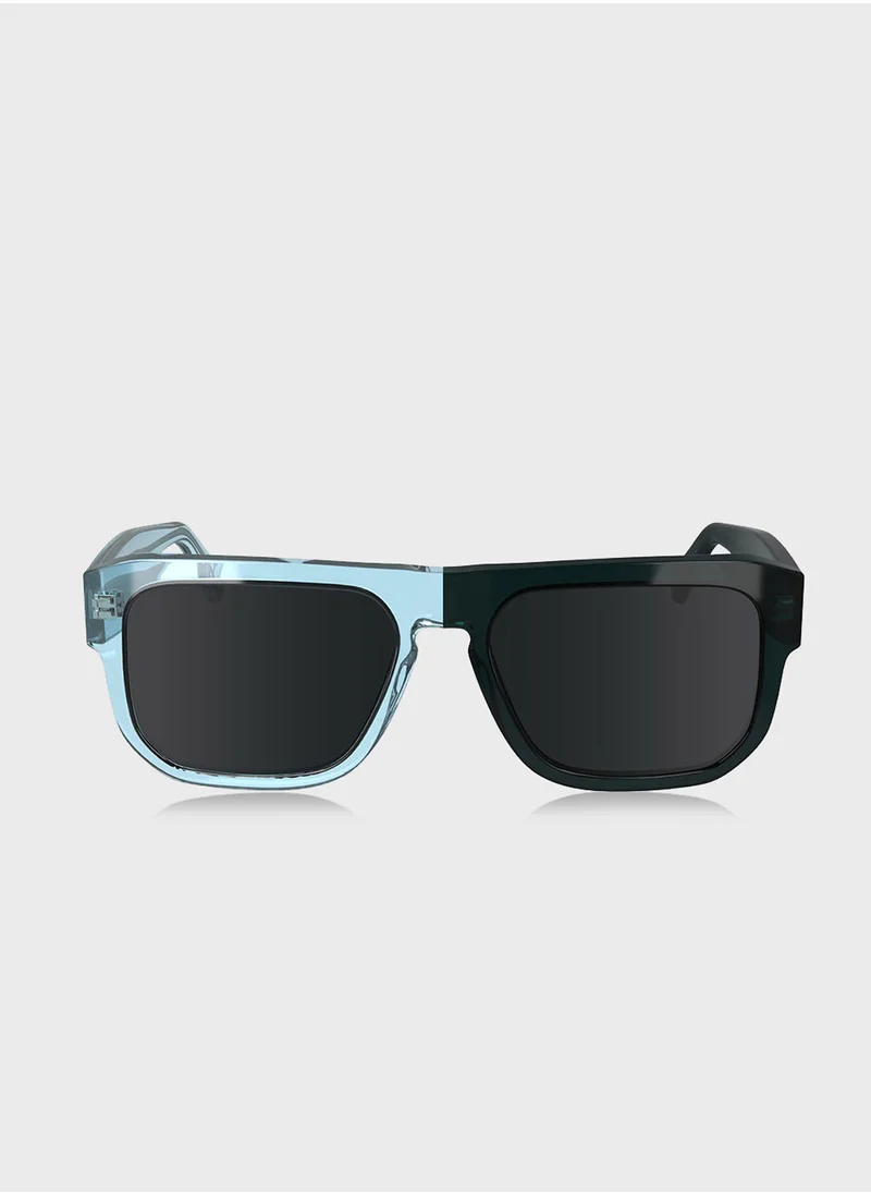 كالفن كلاين جينز Modified Rectangle Sunglasses Ckj24607S