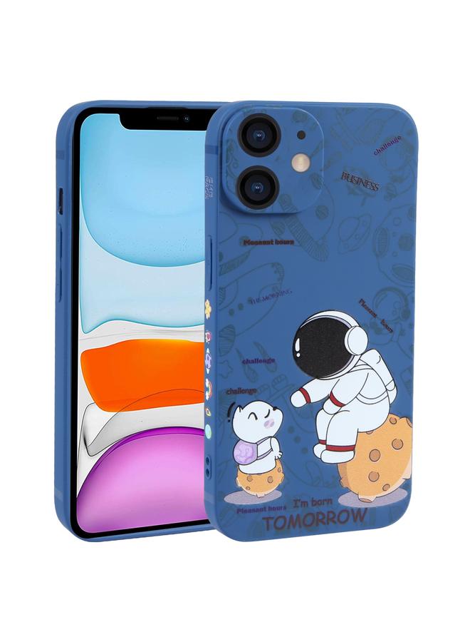 Zaboon Case For iPhone 11 Astronaut Pattern Frosted TPU Phone Case - Image 1