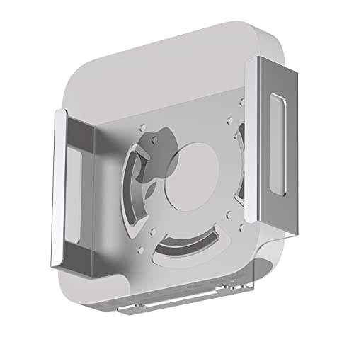 IFCASE Monitor Vesa, Under Desk, Wall Mount for Mac mini 2018-2023 M1 M2, Heat Dissipation, Anti-Scratch Design (Silver) - Image 1