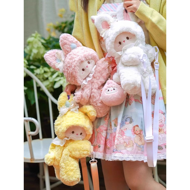 Cute Rabbit Plush Backpack for Girls - Image 4