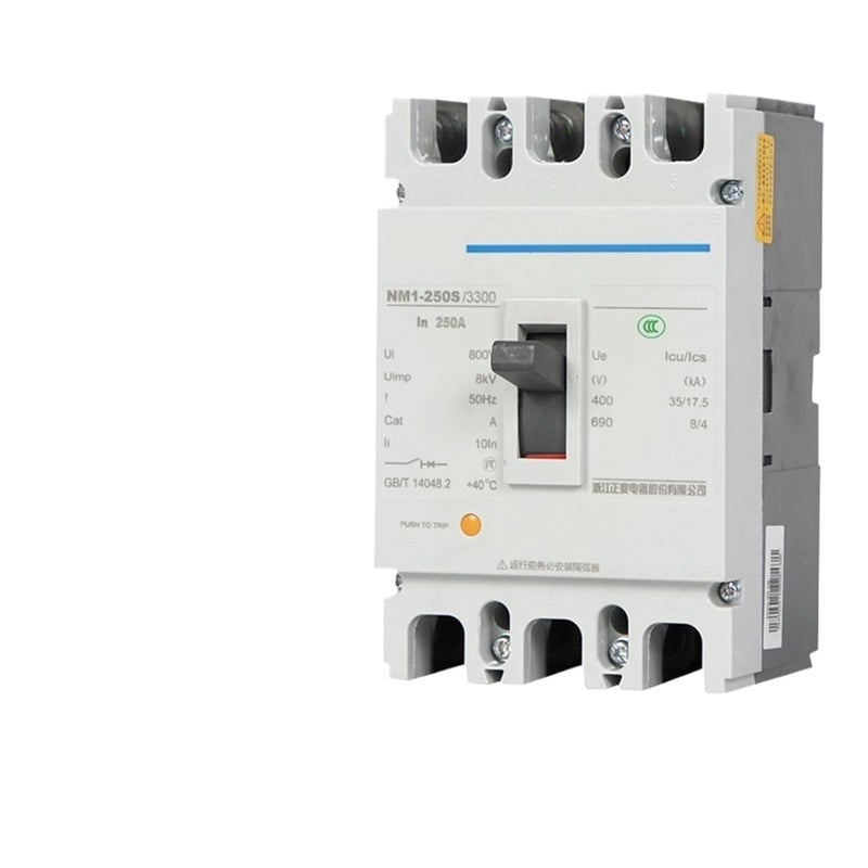 NM1 Molded Case Circuit Breaker 250A 3P 4P Three Phase Overload Short Circuit Protection - Image 1