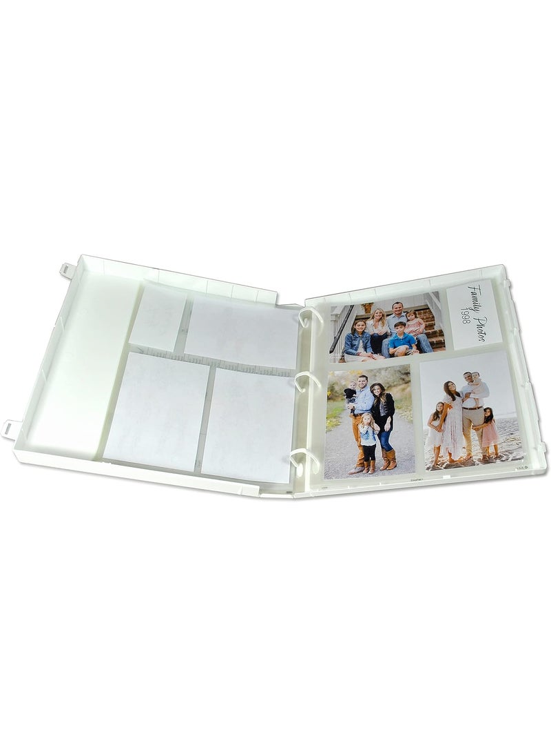 UniKeep UniKeep Family History Records Organizer Case with Binder Rings Poly Ring Dark 15 Inch Spine  - Image 4