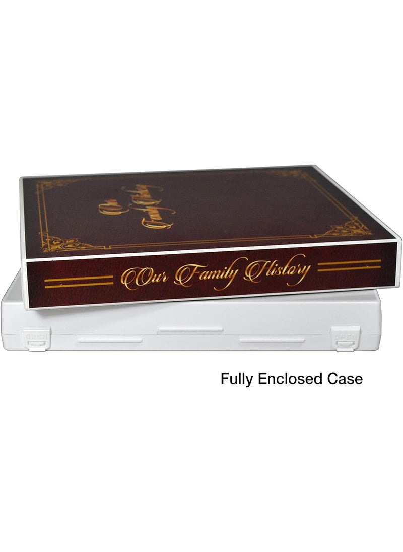 UniKeep UniKeep Family History Records Organizer Case with Binder Rings Poly Ring Dark 15 Inch Spine  - Image 3
