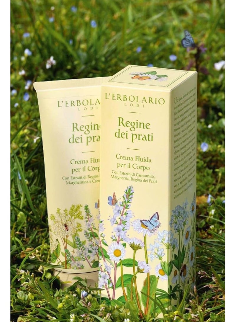 L'Erbolario L'Erbolario Regine Dei Prati Fluid Body Cream - Delicate And Innocent Fragrance - Re-Awakens The Natural Softness Of The Skin - Preserves Skin's Moisture - Provides An Anti-Radical Action - 6.7 Oz - Image 2