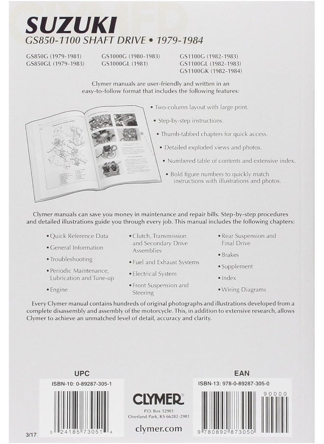 Suzuki GS850-1100 Shaft Drive Motorcycle (1979-1984) Service Repair Manual  - Image 2