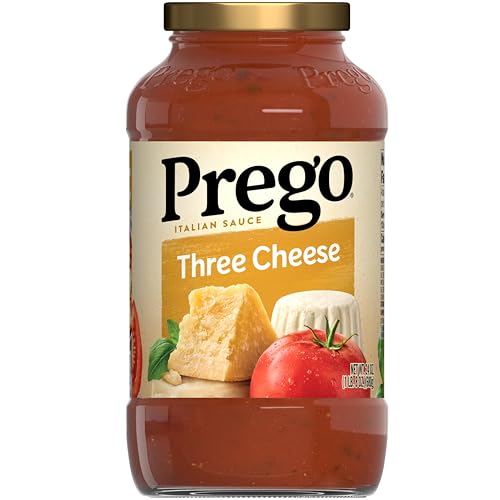 Prego Three Cheese Pasta Sauce, 24 Oz Jar - Image 1