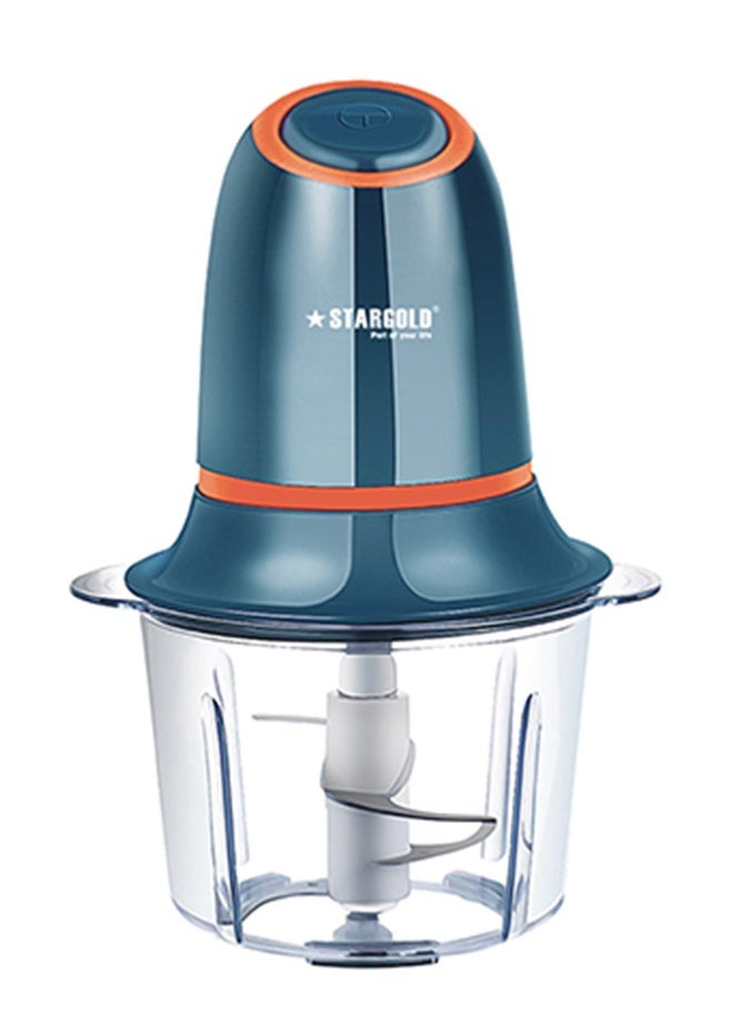 Stargold Food Chopper 1.2L Stainless Steel Blade Full Copper Motor 300W  - Image 1