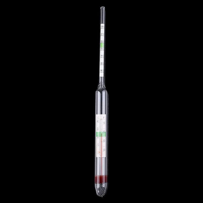 Aquariums Glass Floating Hydrometer with Thermometers 1.000-1.060 for Saltwater Marine FishTanks 7.87in Length Aquariums Light Thermometers Supplies - Image 4