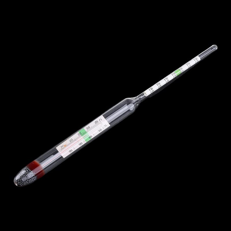 Aquariums Glass Floating Hydrometer with Thermometers 1.000-1.060 for Saltwater Marine FishTanks 7.87in Length Aquariums Light Thermometers Supplies - Image 3