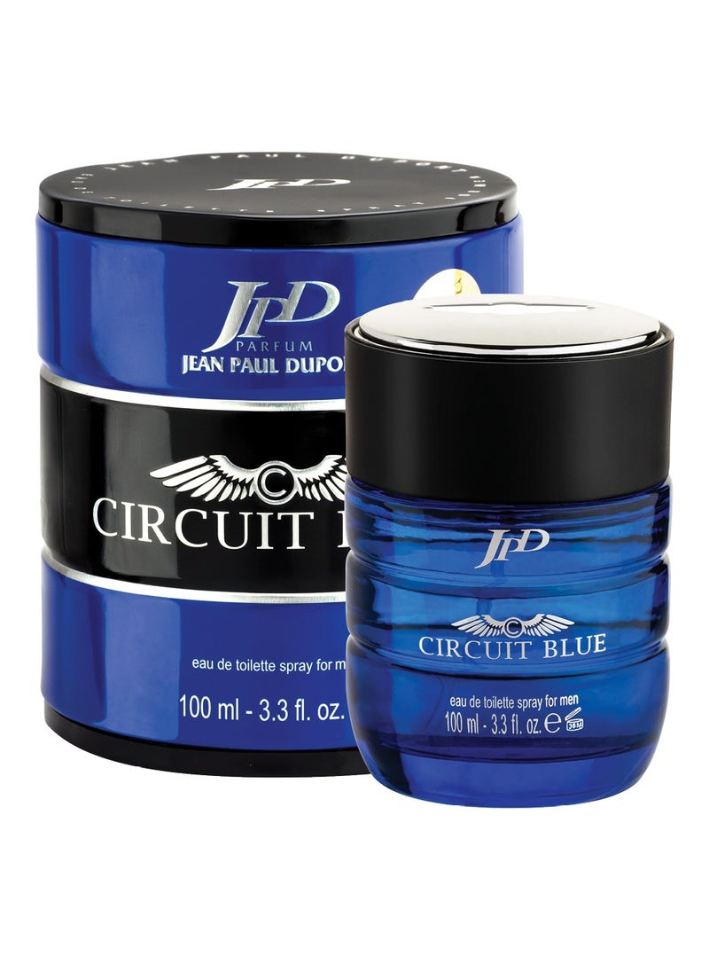 Jean Paul Dupont Circuit Blue Eau de Toilette For Men 100ml  - Image 1