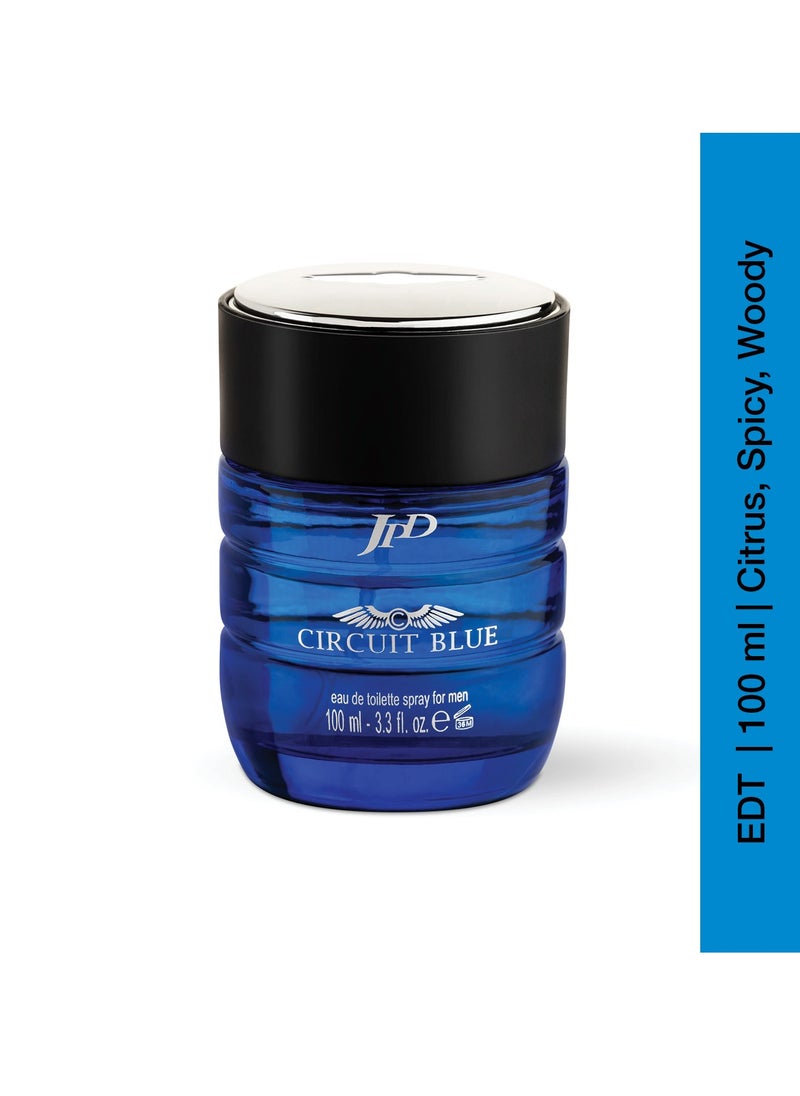 Jean Paul Dupont Circuit Blue Eau de Toilette For Men 100ml  - Image 5