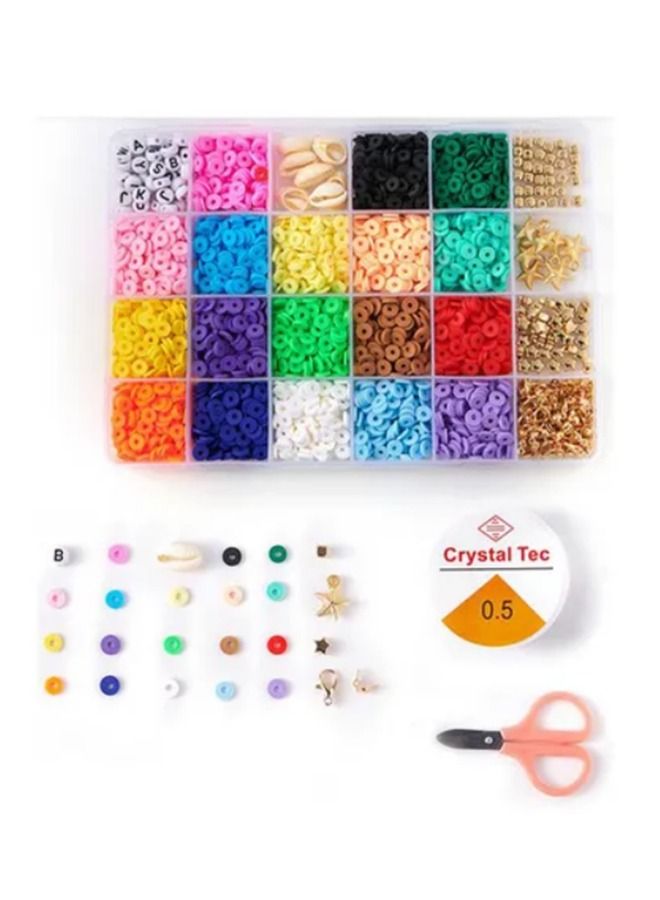 4080-Pieces Set of Colourful Bracelet Bead With Accessories