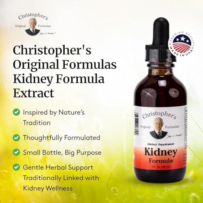 Christopher's Original Formulas Kidney Extract, Herbal Support with Ginger Root, Goldenseal & Juniper Berry, 2 oz Liquid - Image 4