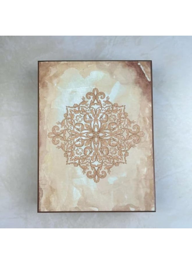 TR Designs TR Designs Wooden Cutlery Storage Box with Lid Exquisite  - Image 3