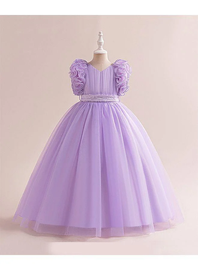 Mark & Mia Mark & Mia V Neck Embellished Detailed Dress - Lavender