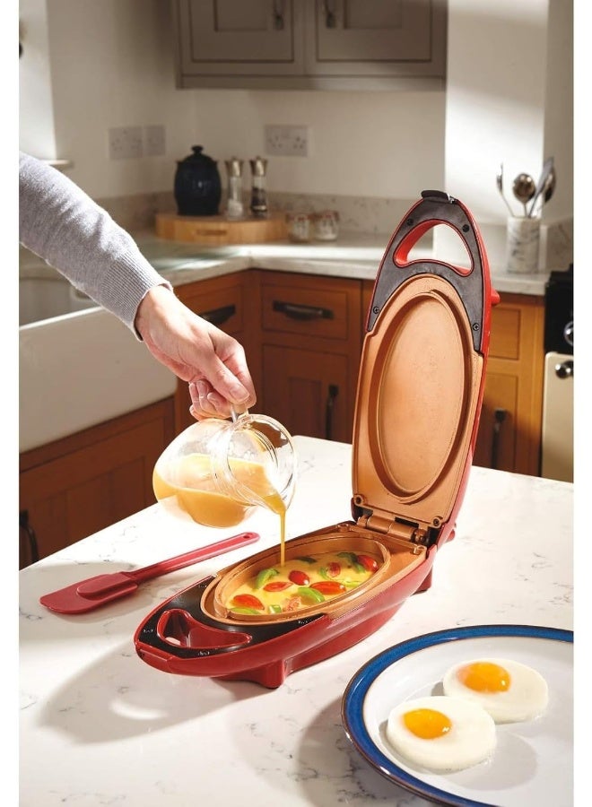 Red Copper 5-Minute Chef - Non-Stick Omelette Pan - Image 5