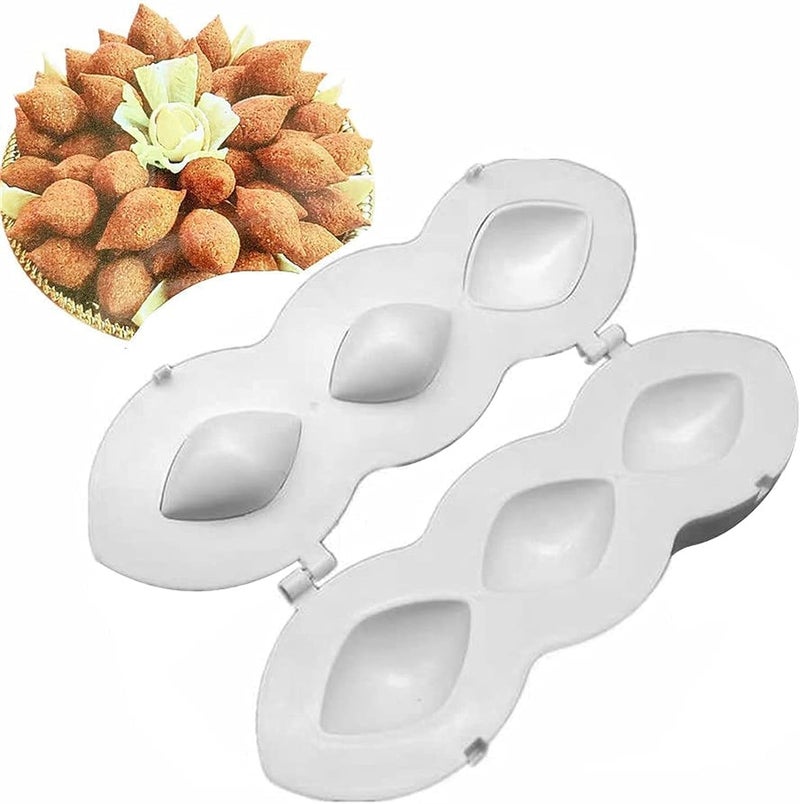 MUGATH Meatball Mold Meatloaf Maker Press Tool, DIY Manual Meat Ball Stuffing Mold, Pop Homemade Stuffed Meatball Kitchen Gadget, Durable Meat Processor Cooking Tool for Making Fried Kibbeh Mold - Image 1