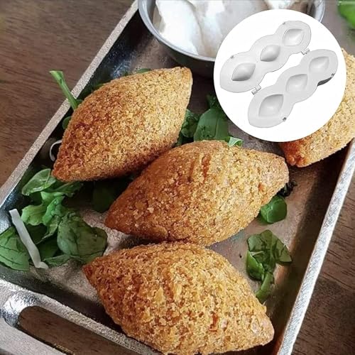 MUGATH Meatball Mold Meatloaf Maker Press Tool, DIY Manual Meat Ball Stuffing Mold, Pop Homemade Stuffed Meatball Kitchen Gadget, Durable Meat Processor Cooking Tool for Making Fried Kibbeh Mold - Image 4