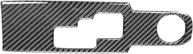 QASULER Carbon Fiber Gear Shift Panel Cover for Nissan GTR R35 - Image 1