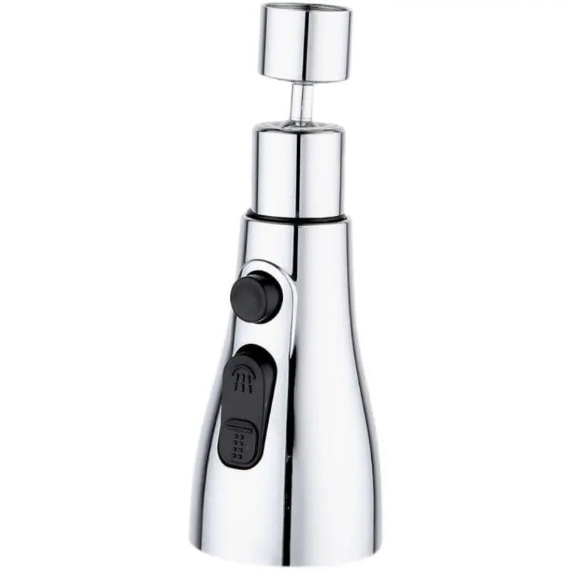 BESTOTTAM 360 Degree Movable Faucet Aerator Infinity 3 Mode Jet XCROSS EcoMist Infinity 3 Flow Dynamic ABS Dual Flow Aerator Kitchen Sink Faucet Shower 3 Modes Water Faucet Sprayer - Image 4