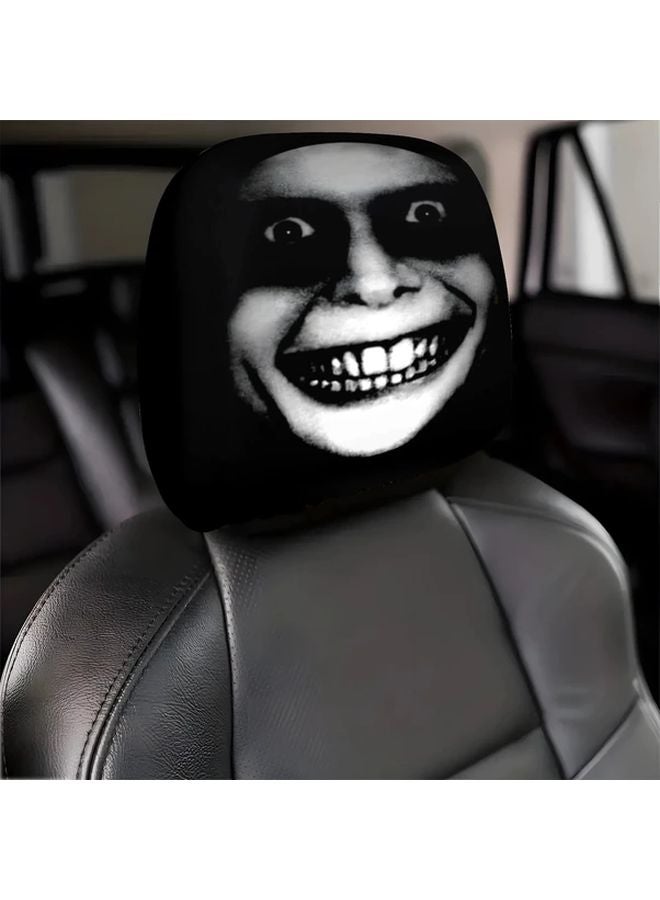 Horror Theme Car Headrest Protector 2PCS Mix Colors 10 24x11 02 Inch Easy Install - Image 5