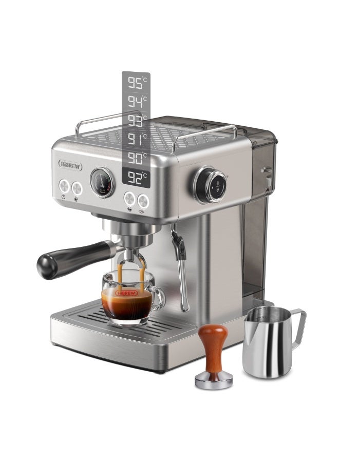 Hibrew Espresso Coffee Machine 1350w 1.8L Water Tank Cappuccino Coffee Maker Stainless Steel H10A - Image 1
