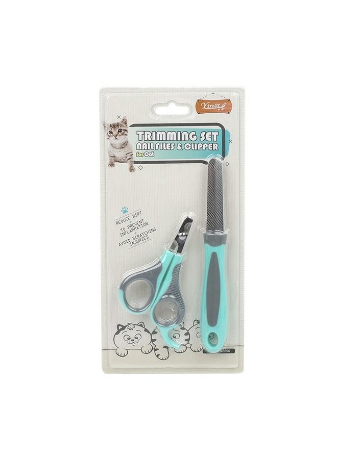 Generic Generic Pet Nail Clippers, Small Animal Toenail Trimmer Kit, Multiple Sizes, Light Green and Silver  - Image 4