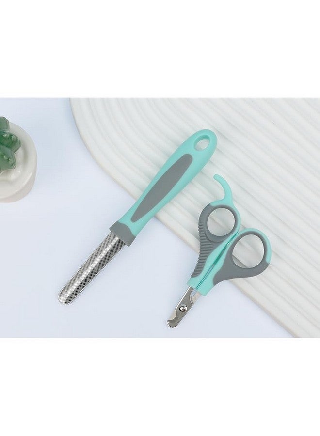 Generic Generic Pet Nail Clippers, Small Animal Toenail Trimmer Kit, Multiple Sizes, Light Green and Silver  - Image 3