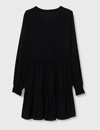 DESIGUAL فستان نسائي من ديزيغوال بأكمام طويلة باللون الأسود - Image 3