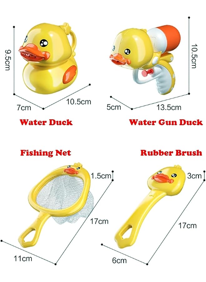 erorex Baby Bath Toys 8 Pcs Safety Bath Ducky Toy Set Boys And Girls Water Bath Toy Set Wind Up Kids - Image 5