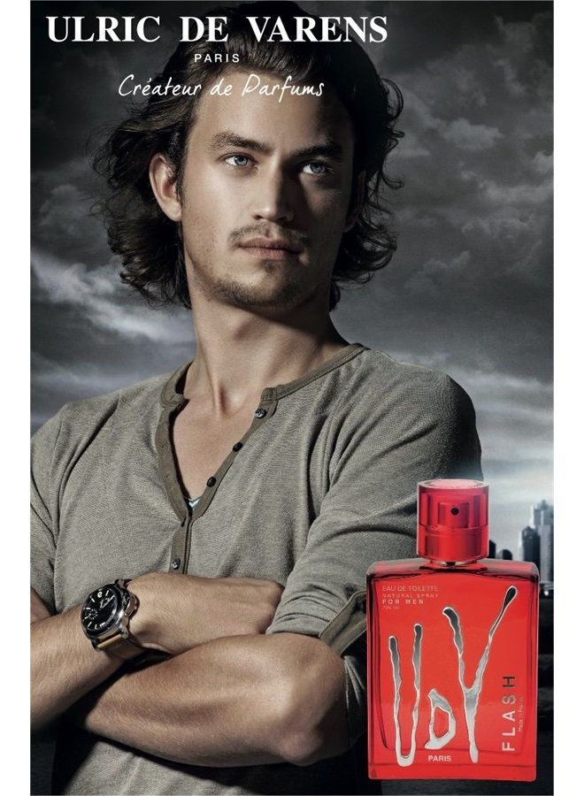 Ulric De Varens يو دي في فلاش أو دو تواليت سبراي للرجال، 3.4 أونصة، متعدد - Image 2