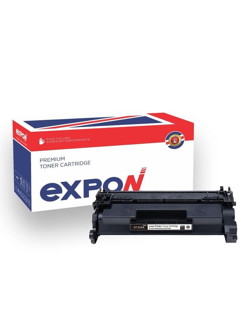 EXPON 59A | CF259A/MONO PREMIUM COMPATIBLE TONER WITH CHIP - Image 1