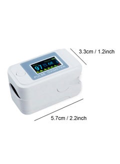 Generic Pulse Oximeter LK89 Finger Clip Type Pulse Oximeter for Measuring Pulse and Oxygen Saturation (SpO₂) Heart Rate (Pulse) and Perfusion Index (PI) (White)  - Image 2