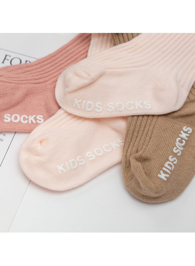 D'Daniela Victoria Ribbon Bow Turban and Socks Set for Babies - Pink - Image 1