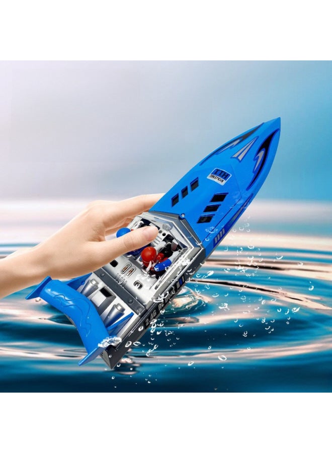 2.4 جرام قارب كهربائي لاسلكي للتحكم عن بعد عالي السرعة لعبة مائية صغيرة نموذج إبحار قارب تجديف تنافسي - اللون: H10 قارب تحكم عن بعد (مع بطارية ليثيوم) - المواصفات: قطعة واحدة مع بطارية 3.7 فولت - Image 5