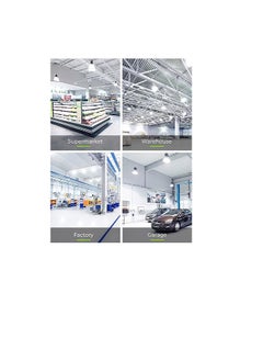 إسنكو لمبات إضاءة LED فائقة السطوع، 250-300 واط تعادل 3400 لومن E26 لمبات المرآب، 5000 كلفن ضوء النهار 30 واط لمبة لومن عالية مع محول E39 للمستودعات التجارية وورش العمل والمصنع والفناء الخلفي والحظيرة، عبوة من قطعتين  - Image 4