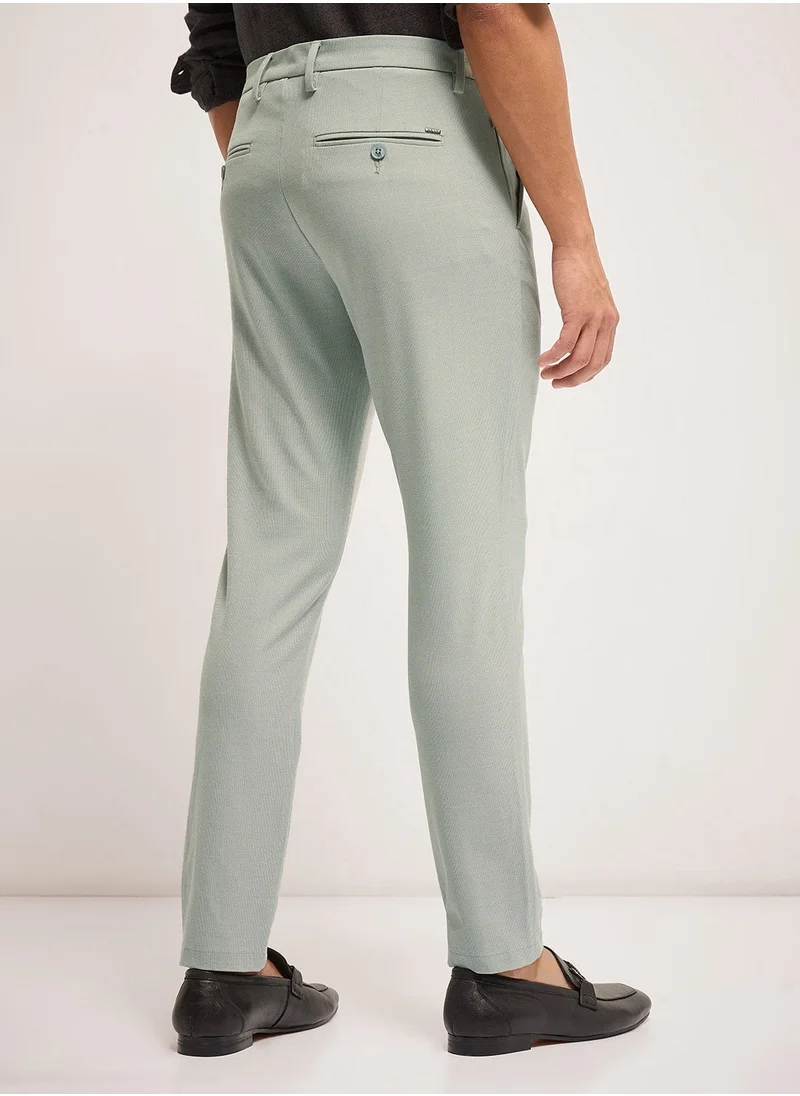 THE BEAR HOUSE THE BEAR HOUSE Men’s Formal Trouser – Lightw eighted & Comfortable, Perfect for Casual Wear, Ideal for Everyday & Summer Wear | SIZE-28 to 40 | TRO-FENE-GR_PRNT