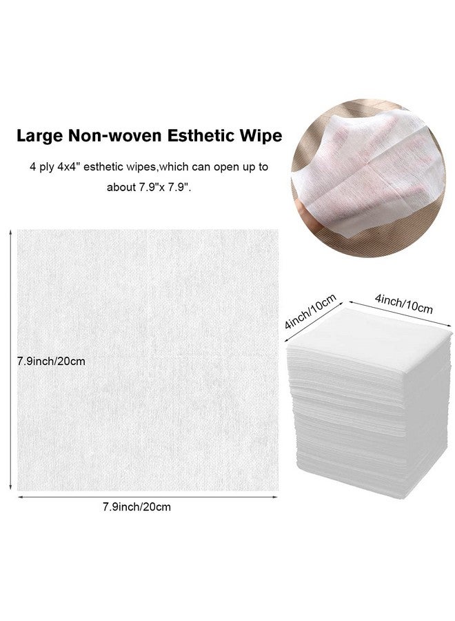 Tegelrying Disposable Esthetic Wipe4X 4Nonwoven 200 Count Facial Cleansing Soft Salon And Spa Essentialslintfree For Makeup Removal - Image 2