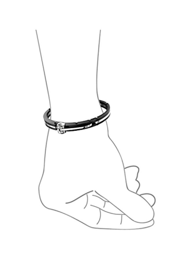 بلينج جولري سوار من الإستانلس ستيل مطلي بالفضة - Image 2