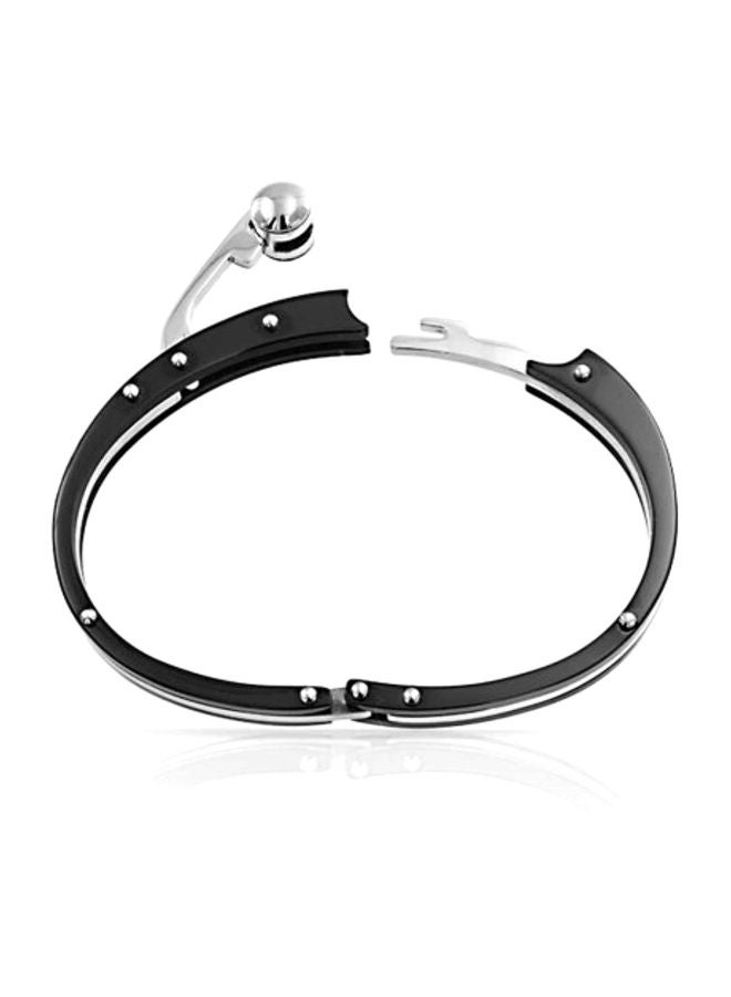 بلينج جولري سوار من الإستانلس ستيل مطلي بالفضة - Image 4