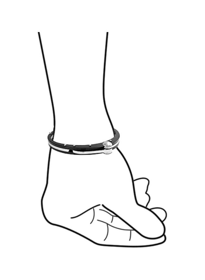 بلينج جولري سوار من الإستانلس ستيل مطلي بالفضة - Image 5