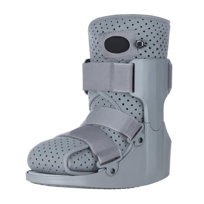 KD Orthopedic Walking Boot Postop Boot for Broken Foot Sprained Ankle Achilles Injury Air Cam Walker Fracture Boot GrayMedium