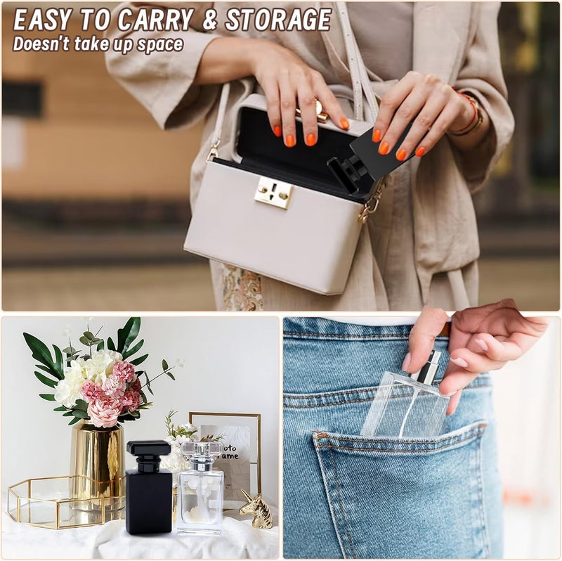 Luxsego Perfume Bottle Atomizer 30ML Refillable Fine Mist Spray Bottles, Empty Glass Essential Oil Container for Travel, Handbag or Date, With Storage Bag & Funnels(Classic) Land transit & shipment compatible - Image 5