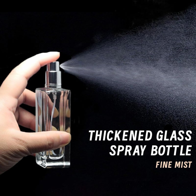 Luxsego Perfume Bottle Atomizer 30ML Refillable Fine Mist Spray Bottles, Empty Glass Essential Oil Container for Travel, Handbag or Date, With Storage Bag & Funnels(Classic) Land transit & shipment compatible - Image 3