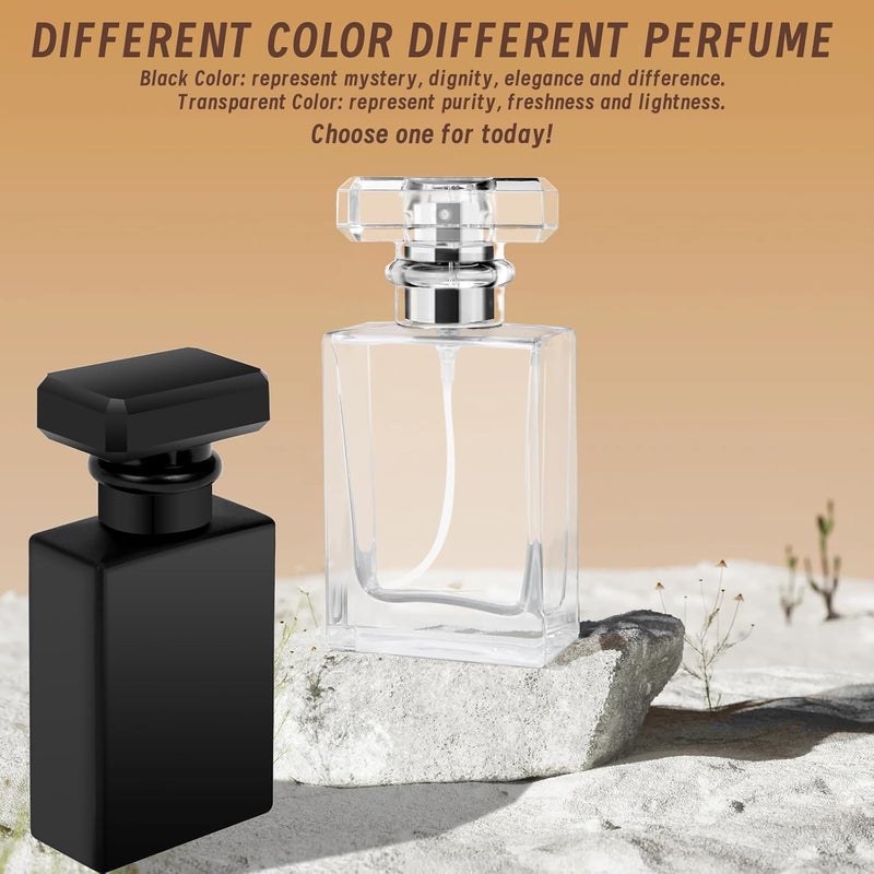 Luxsego Perfume Bottle Atomizer 30ML Refillable Fine Mist Spray Bottles, Empty Glass Essential Oil Container for Travel, Handbag or Date, With Storage Bag & Funnels(Classic) Land transit & shipment compatible - Image 2