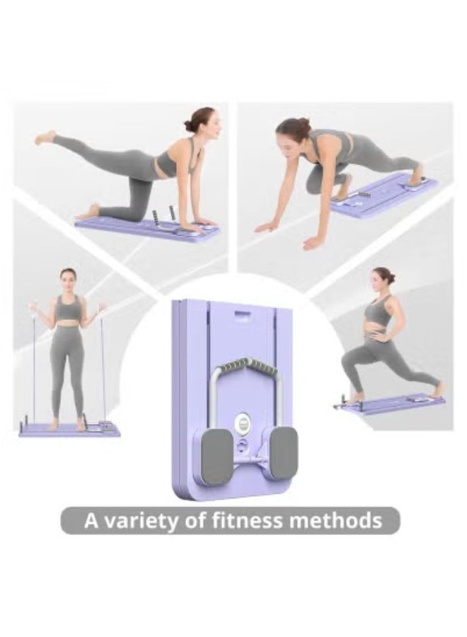 TIGER Multifunctional Foldable Pilates Reformer Board for Home Workouts – Compact Resistance Training Equipment with Adjustable Tension Bands – Full Body Strength, Core & Flexibility Fitness Platform – Lightweight, Non-Slip, Portable, Easy to Store Exercise Board - Image 2