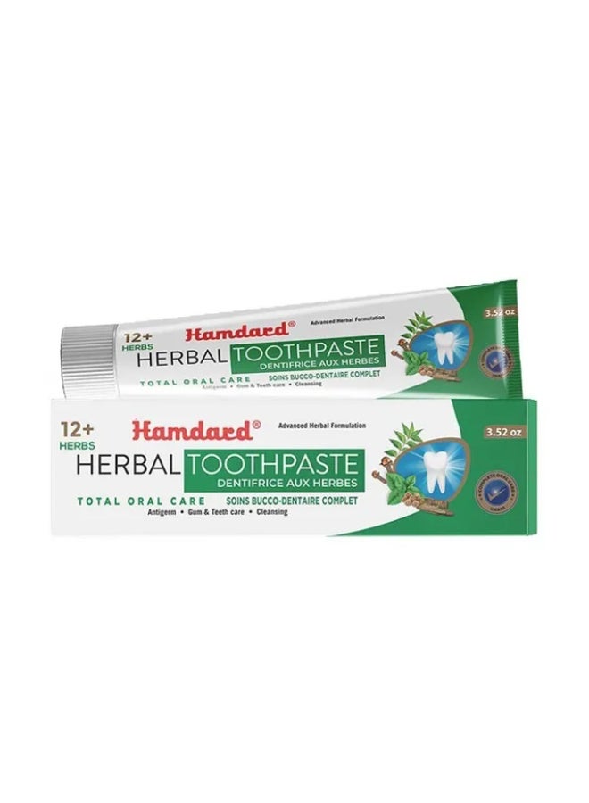 Hamdard Herbal Toothpaste Total Oral Care 100G - Image 1