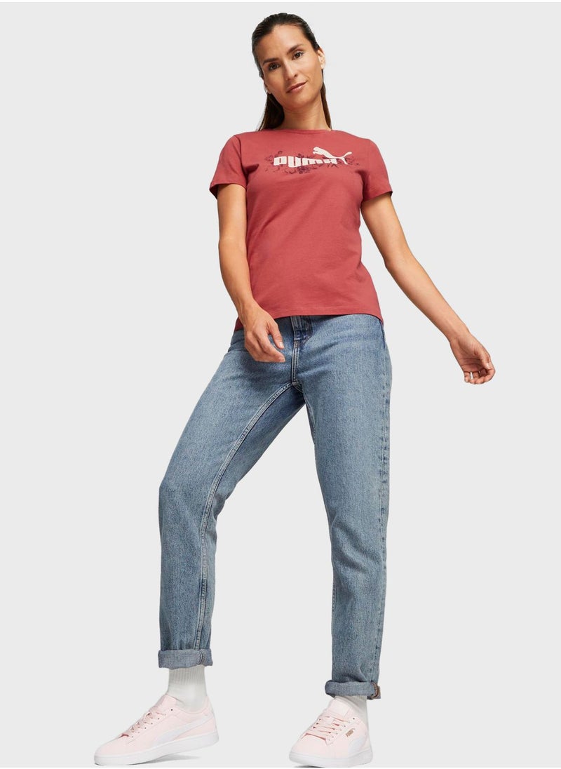 PUMA - Flower Nostalgia Graphic T-Shirt - Image 1